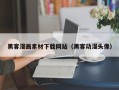 乌鲁木齐黑客漫画素材下载网站（黑客动漫头像）